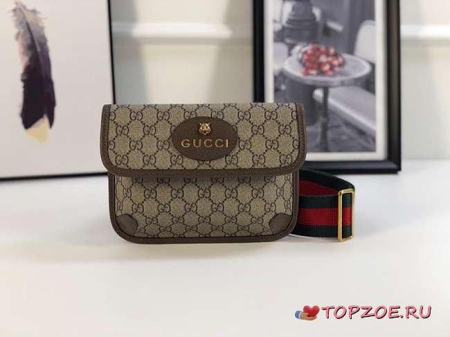 GUCCI 489617 BROWN PVC CARPEL - 1