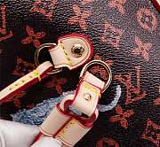 LV Catogram Neverfull MM Marron 32CM - 6