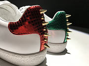GUCCI ACE STUDDED LEATHER SNEAKER - 2