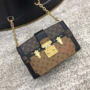 LV TRUNK CLUTCH CANVAS PRINTING HANDBAG - 1