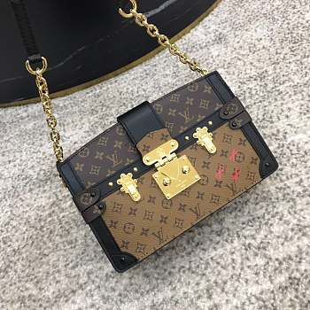 LV TRUNK CLUTCH CANVAS PRINTING HANDBAG