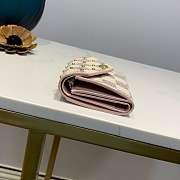 LV ZOÉ WALLET RIVET INLAY DECORATION DAMIER AZUR CANVAS - 4