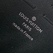 LV HOLLOW SINGLE PULL WALLET M58431 BLACK - 5