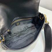 Fendi Clam Crossbody Tote Medium Black - 5