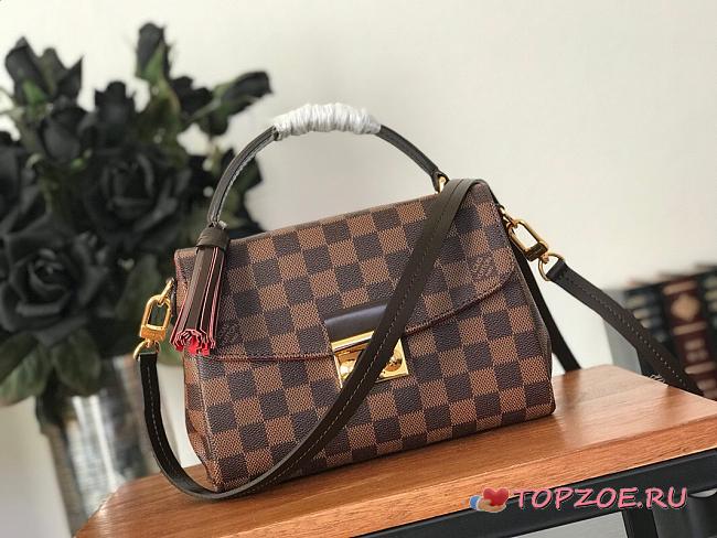 louis vuitton croisette damier ebene  - 1