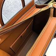 CELINE NANO LUGGAGE BAG IN TWEED AND SMOOTH CALFSKIN - 5