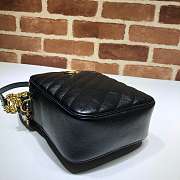 NEW GUCCI SHOULDER BAG CHAIN BAG BLACK - 2