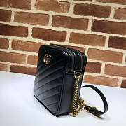 NEW GUCCI SHOULDER BAG CHAIN BAG BLACK - 4