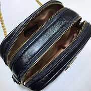 NEW GUCCI SHOULDER BAG CHAIN BAG BLACK - 5