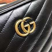 NEW GUCCI SHOULDER BAG CHAIN BAG BLACK - 6