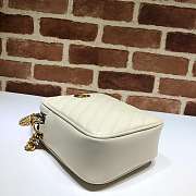 NEW GUCCI SHOULDER BAG CHAIN BAG WHITE - 5