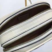 NEW GUCCI SHOULDER BAG CHAIN BAG WHITE - 4