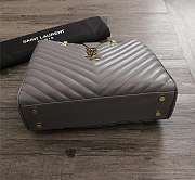 YSL SAINT LAURENT MONOGRAMM GRAY - 3