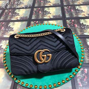 GUCCI VELVET CHAIN BAG SHOULDER BAG 443496