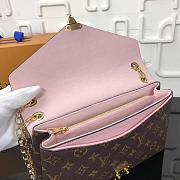LV MONOGRAM CHAIN BAG M41200 PINK - 3