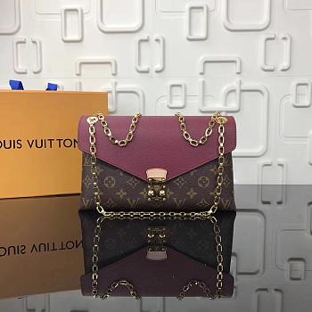 LV MONOGRAM CHAIN BAG M41200 FUCHSIA