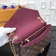 LV MONOGRAM CHAIN BAG M41200 FUCHSIA - 4
