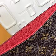 LV MONOGRAM CHAIN BAG M41200 RED - 5