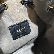 FENDI MON TRESOR BROWN LEATHER MINI-BAG - 5