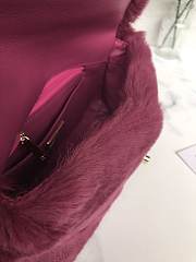 CHANEL WOC CHAIN BAG A69900 ROSE RED - 6