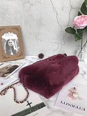 CHANEL WOC CHAIN BAG A69900 ROSE RED - 4