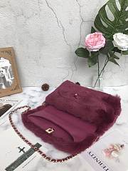 CHANEL WOC CHAIN BAG A69900 ROSE RED - 2