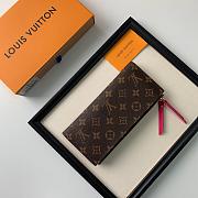 LV ADÈLE WALLET MONOGRAM RED - 1