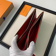 LV ADÈLE WALLET MONOGRAM RED - 5
