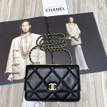 CHANEL NEW GOATSKIN WOC CHAIN BAG