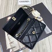 CHANEL NEW GOATSKIN WOC CHAIN BAG - 3