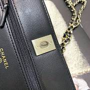 CHANEL NEW GOATSKIN WOC CHAIN BAG - 6
