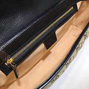 GUCCI GG MARMONT SMALL SHOULDER BEIGE EBONY GG - 5