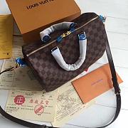 LV SPEEDY BANDOULIÈRE 30 DAMIER EBENE N41367 - 3