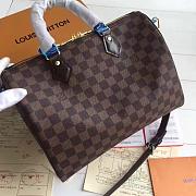 LV SPEEDY BANDOULIÈRE 30 DAMIER EBENE N41367 - 6