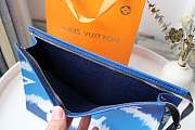 LOUIS VUITTON NEW CLUTCH BAG BLUE - 5
