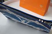 LOUIS VUITTON NEW CLUTCH BAG BLUE - 4