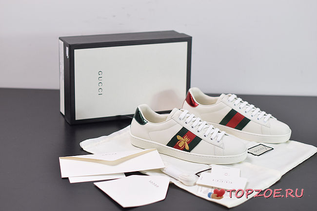 GUCCI WOMEN ACE EMBROIDERED SNEAKER 431942 - 1