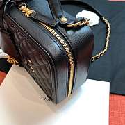 CHANEL VANITY BAG IN BLACK SIZE 21CM - 3