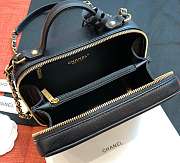 CHANEL VANITY BAG IN BLACK SIZE 21CM - 5
