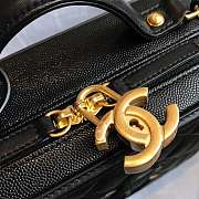 CHANEL VANITY BAG IN BLACK SIZE 21CM - 6