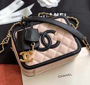 CHANEL VANITY BAG IN LIGHT PINK SIZE 21CM - 2