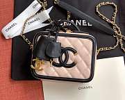 CHANEL VANITY BAG IN LIGHT PINK SIZE 21CM - 1