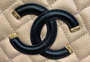 CHANEL VANITY BAG IN BIEGE SIZE 21CM - 3