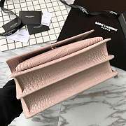 YSL SUNSET CHAIN WALLET IN CROCODILE EMBOSSED SHINY LEATHER 4846 - 3