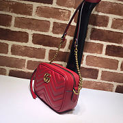 GUCCI MARMONT MATELASSÉ RED 2405 - 2