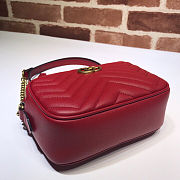 GUCCI MARMONT MATELASSÉ RED 2405 - 6