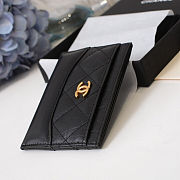 CHANEL CARD CASE BLACK - 5