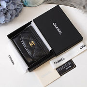 CHANEL CARD CASE BLACK - 6