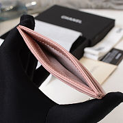 CHANEL CARD CASE PINK - 4