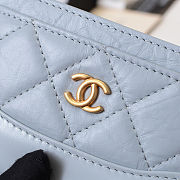 CHANEL CARD CASE BLUE - 3